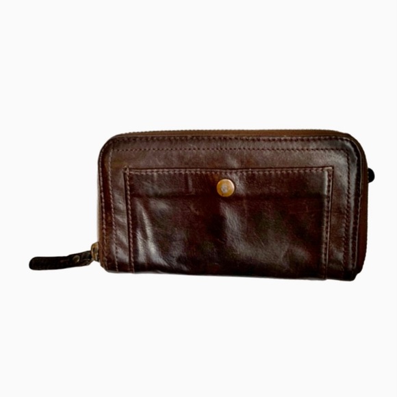 Aridza Bross Brown Leather Wallet - Picture 1 of 4